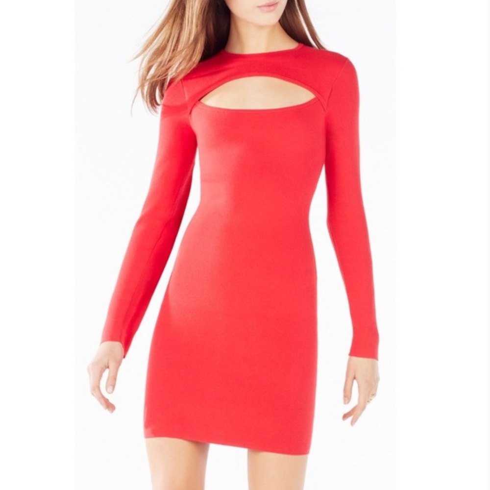 Bcbgmaxazria Fyona Ribbed Sheath Dress